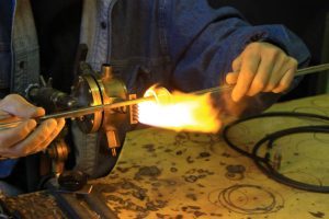Mon chalumeau et sa flamme