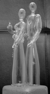 Sculpture en verre soufflé, Amor