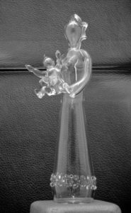 Sculpture , Mère et son bébé