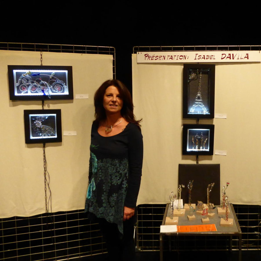 Tableau lumineux expostion Mantes la jolie