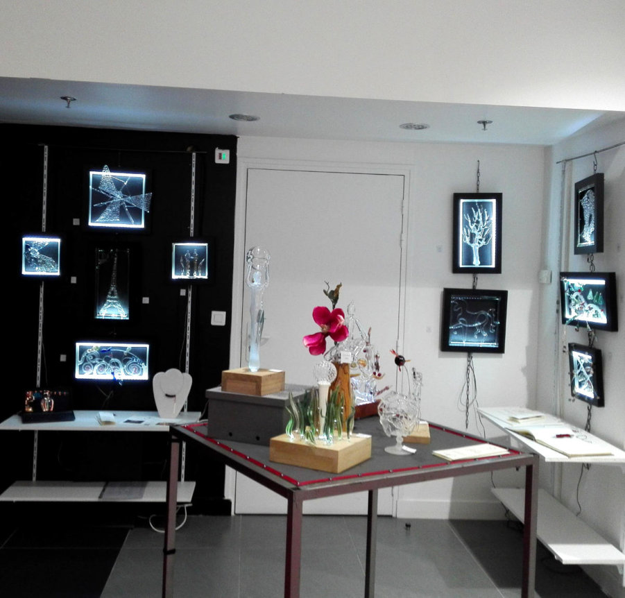 Tableaux Lumineux en exposition